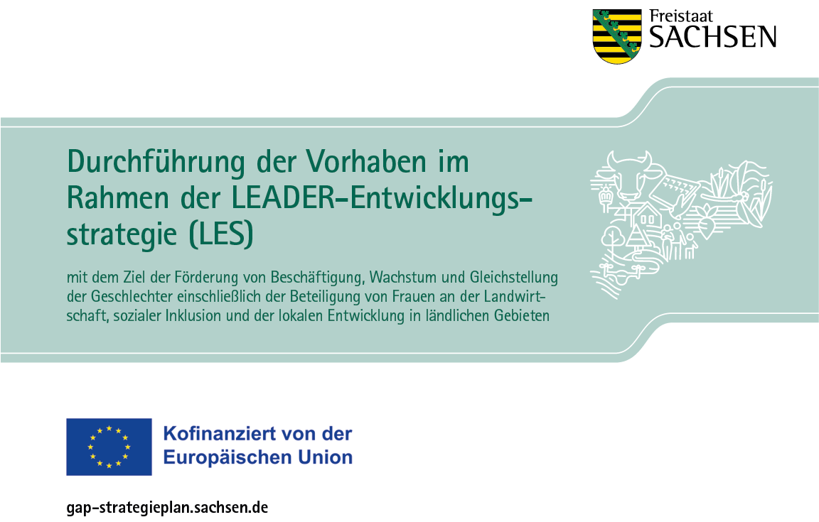 Logo – VorhabenLES – Freistaat Sachsen