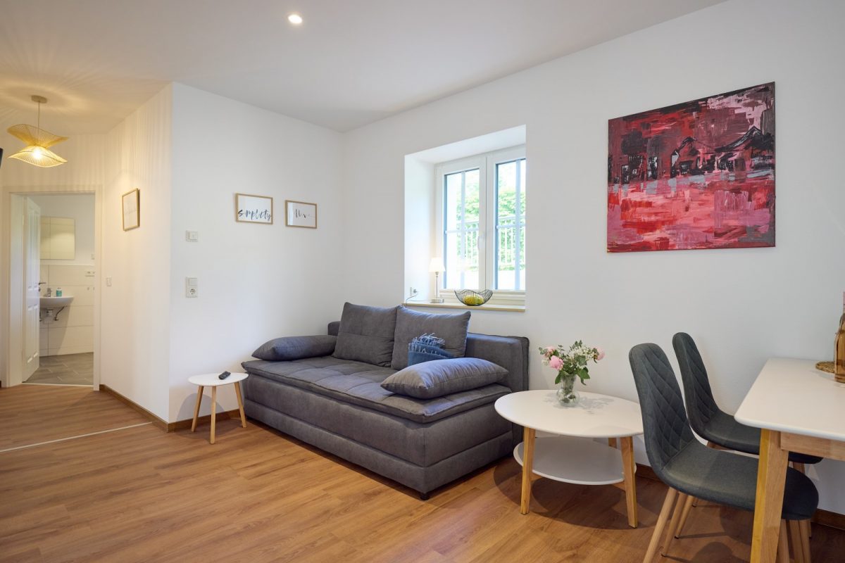 Hof Türke Moritzburg – Ferienwohnung Nikolaus – Sitzbereich